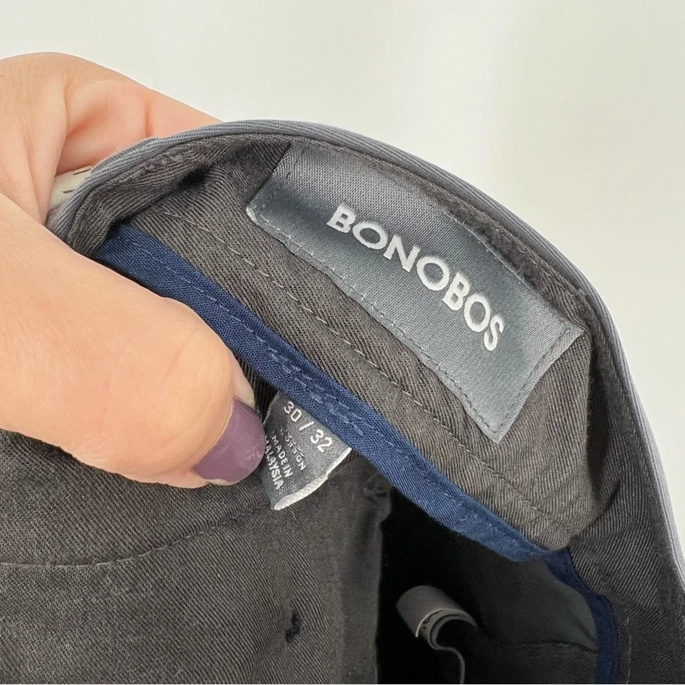 Bonobos Grey Weekday Warrior Friday Slim Dress Pants